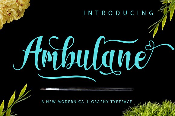 Ambulane Font - Featured Image