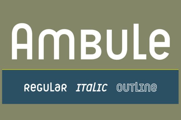 Ambule Font - Featured Image
