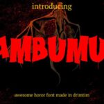 Ambumu Font - Featured Image