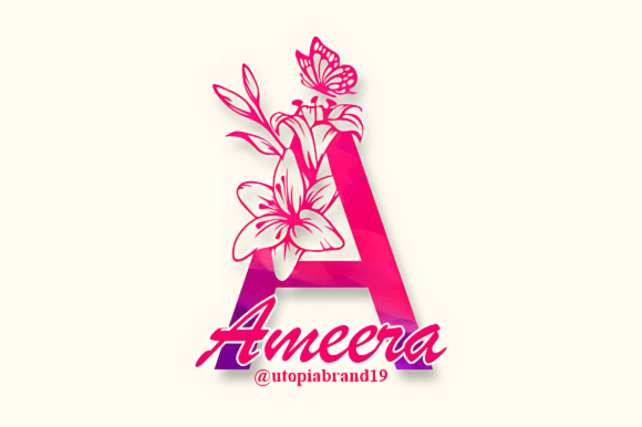 Ameera Monogram Font - Featured Image