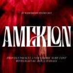 Ameklon Font - Featured Image