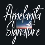 Amelanita Signature Font - Featured Image