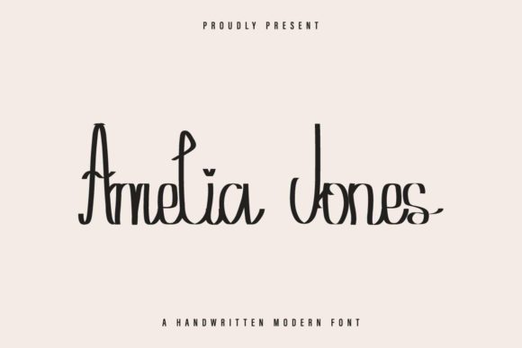 Amelia Jones Font - Featured Image