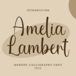 Amelia Lambert Font - Featured Image