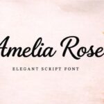 Amelia Rose Font - Featured Image