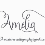 Amelia Script Font - Featured Image
