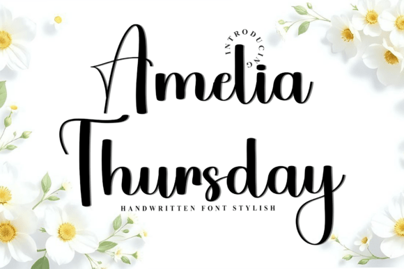 Amelia Thursday Font - Featured Image