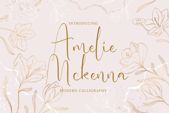 Amelie Mckenna Font - Featured Image