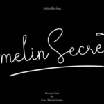 Amelin Secret Font - Featured Image