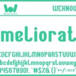 Ameliorate Font - Featured Image