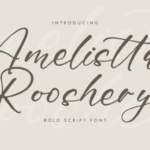 Amelistta Rooshery Font - Featured Image