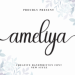 Ameliya Font - Featured Image
