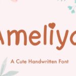 Ameliya Font - Featured Image