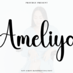 Ameliya Font - Featured Image