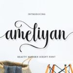 Ameliyan Font - Featured Image