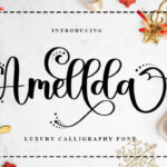 Amellda Font - Featured Image