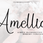 Amellia Font - Featured Image