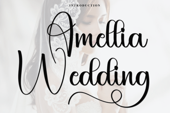 Amellia Wedding Font - Featured Image