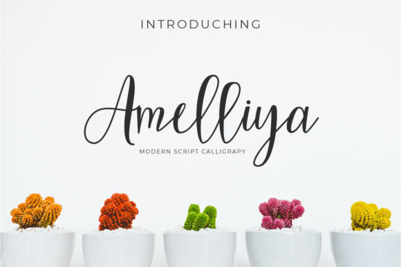Amelliya Font - Featured Image