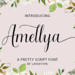 Amellya Script Font - Featured Image
