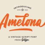 Amelona Font - Featured Image