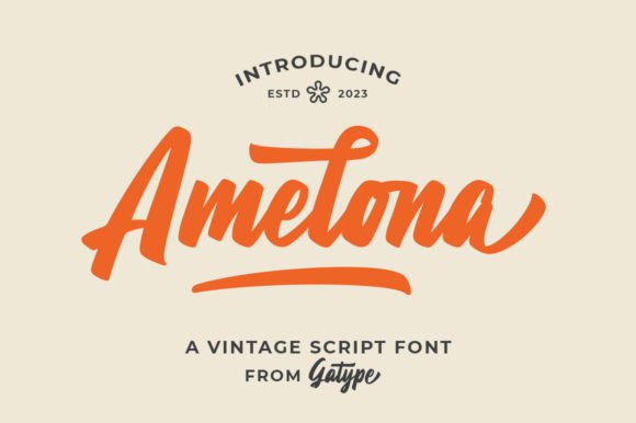 Amelona Font - Featured Image