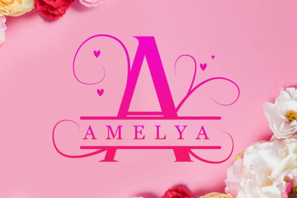 Amelya Monogram Font - Featured Image