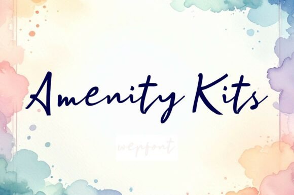 Amenity Kits Font - Featured Image