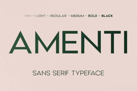 Amenti Font - Featured Image