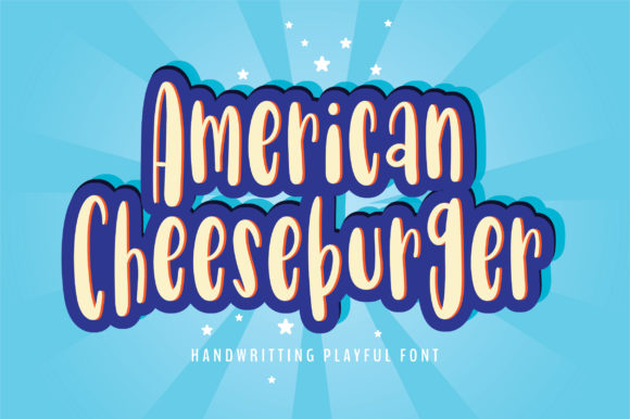 AmericanCheeseburger Font - Featured Image