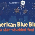 American Blue Block Font - Featured Image