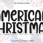 American Christmas Font - Featured Image