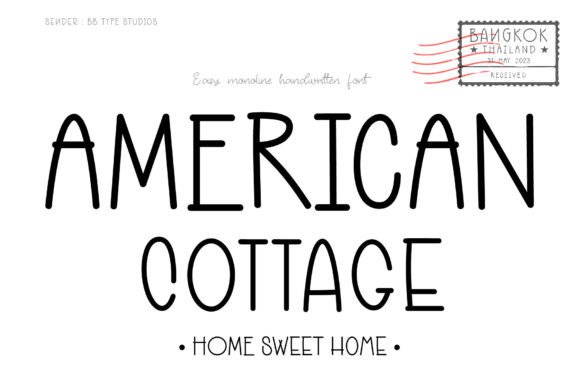 American Cottage Font - Featured Image