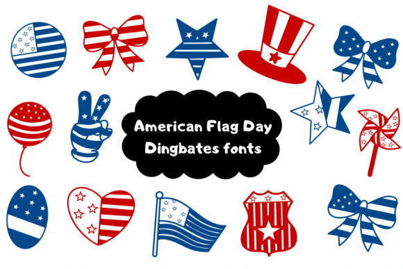 American Flag Day Font - Featured Image