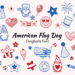 American Flag Day Font - Featured Image