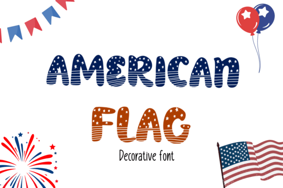 American Flag Font - Featured Image