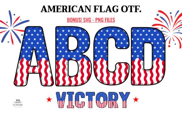 American Flag Font - Featured Image
