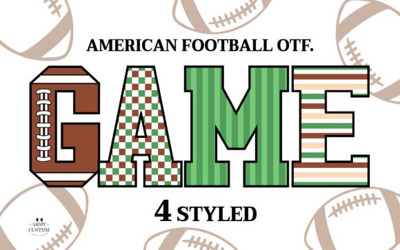 American Football 1 Font - Featured Image