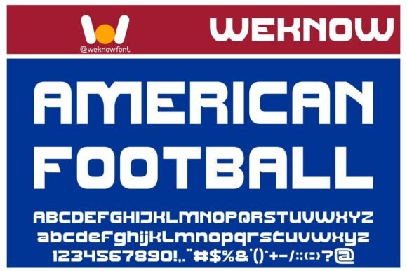 American Football Font - Featured Image