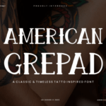 American Grepad Font - Featured Image