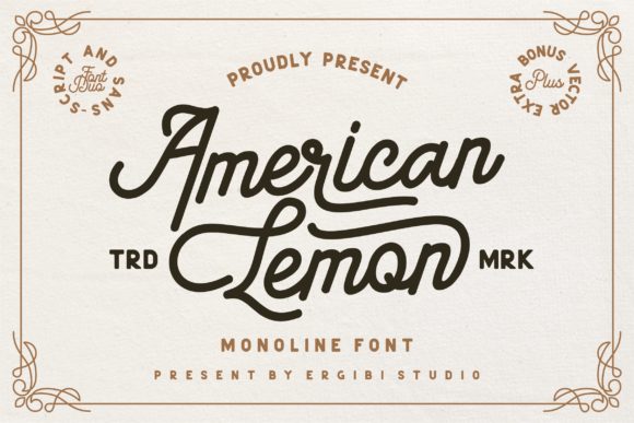 American Lemon Font - Featured Image