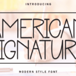 American Signature 1 Font - Featured Image