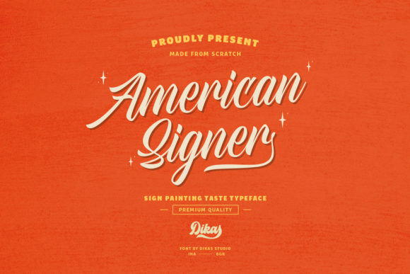 American Signer Font - Featured Image