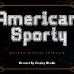American Sporty Font - Featured Image