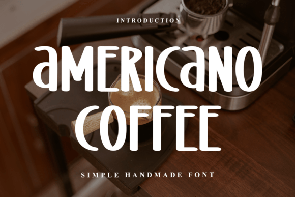 Americano Coffee Font - Featured Image