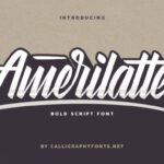 Amerilatte Font - Featured Image