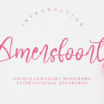 Amersfoort Font - Featured Image