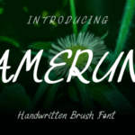 Amerun Font - Featured Image