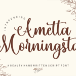 Ametta Morningsta Font - Featured Image