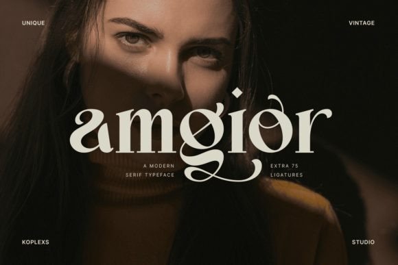 Amgior Font - Featured Image